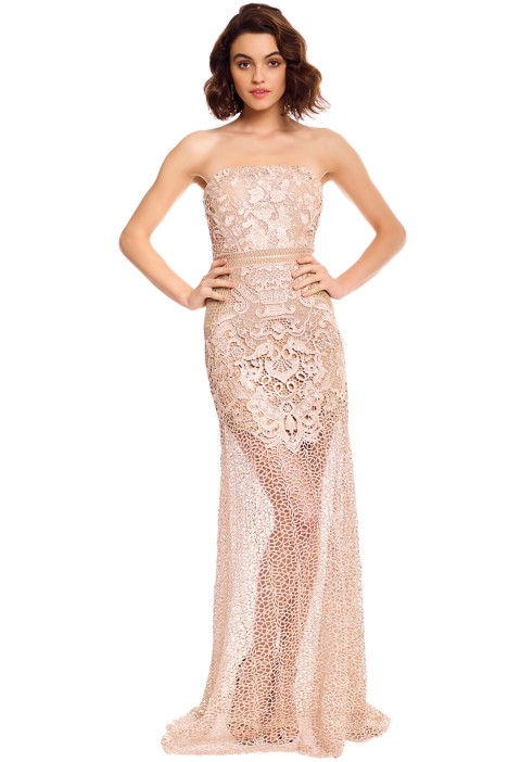 Adele Gown in Blush by Grace & Hart for Rent | GlamCorner