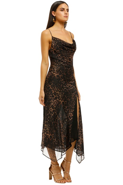 Johanna Dress - Leopard by Misha Collection for Hire