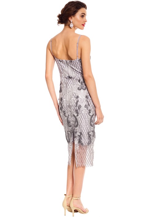 Estrella Cocktail Dress - Silver by Tinaholy for Hire